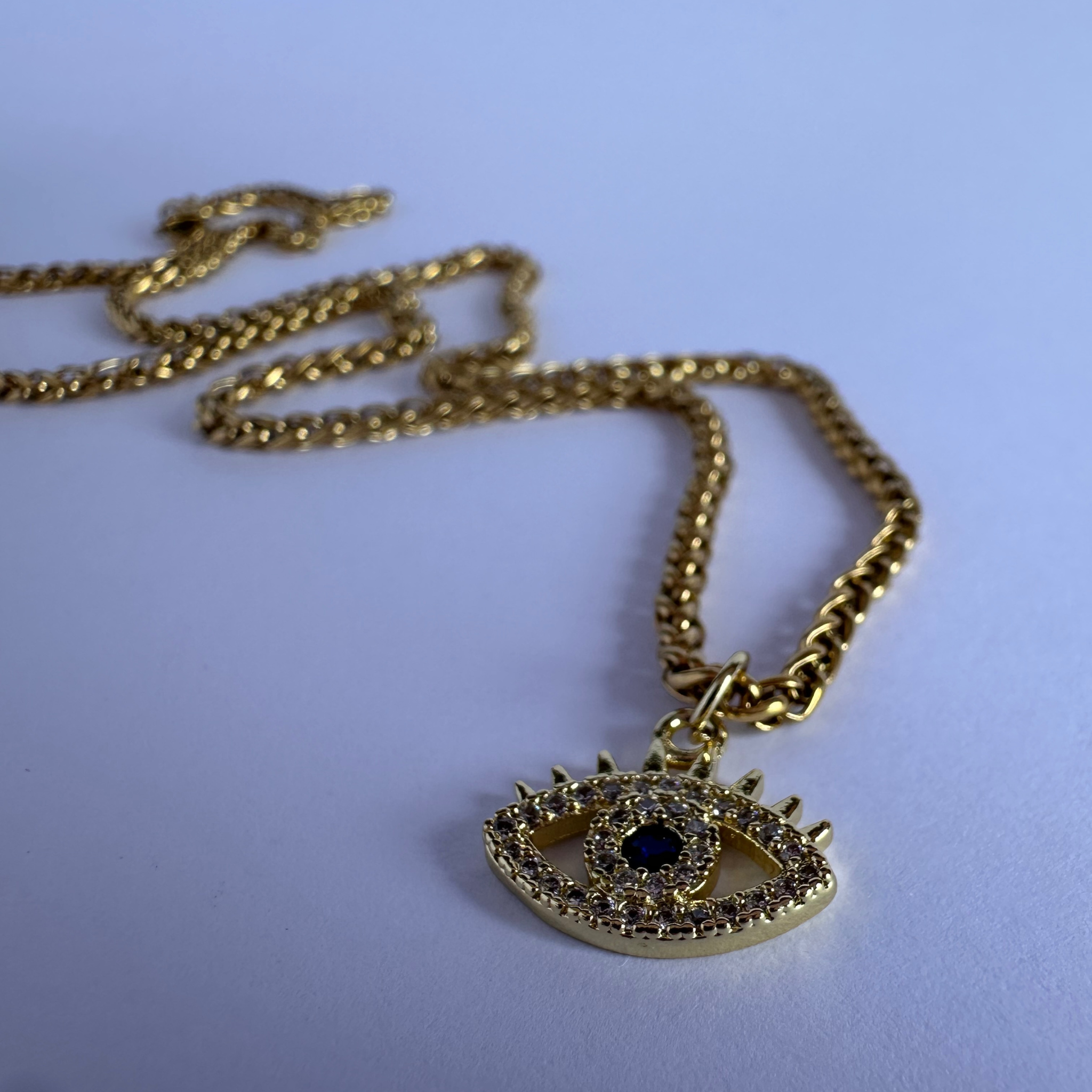 Golden Eye Necklace