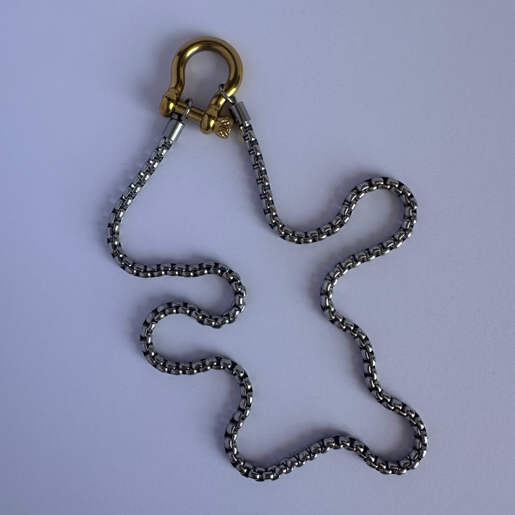 Silver Box Chain Necklace